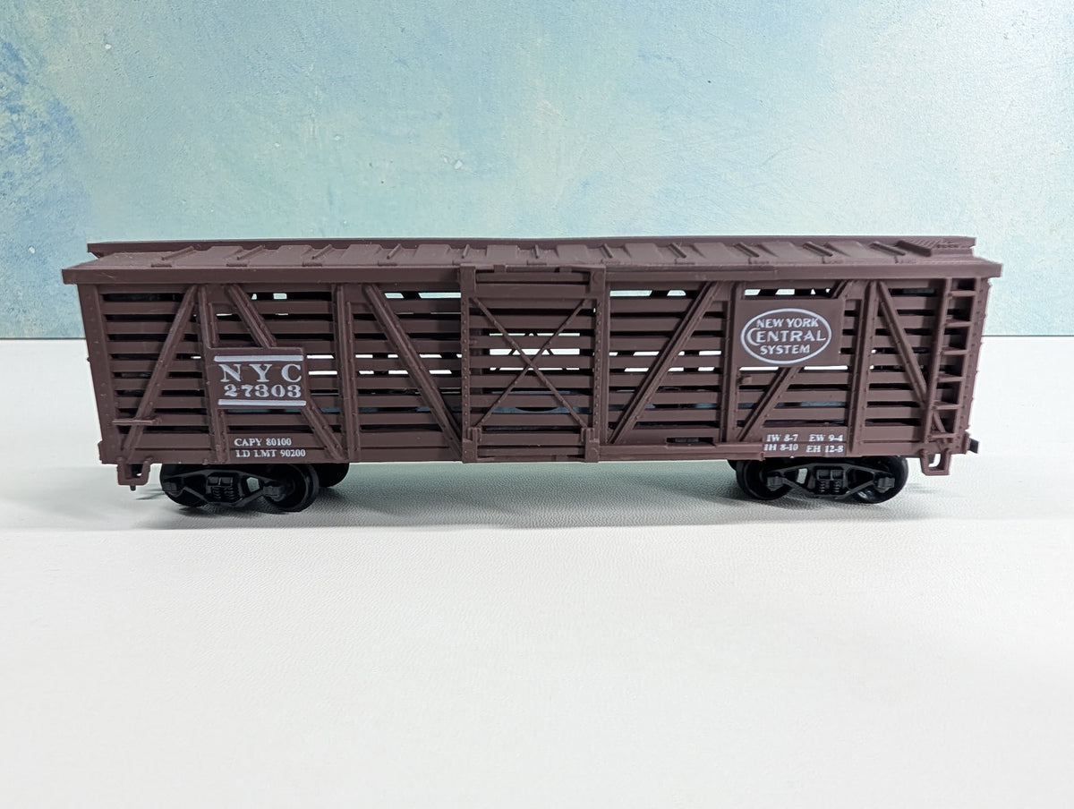 USED Life-Like HO Scale Cattle Stock Car New York Central NYC #27303