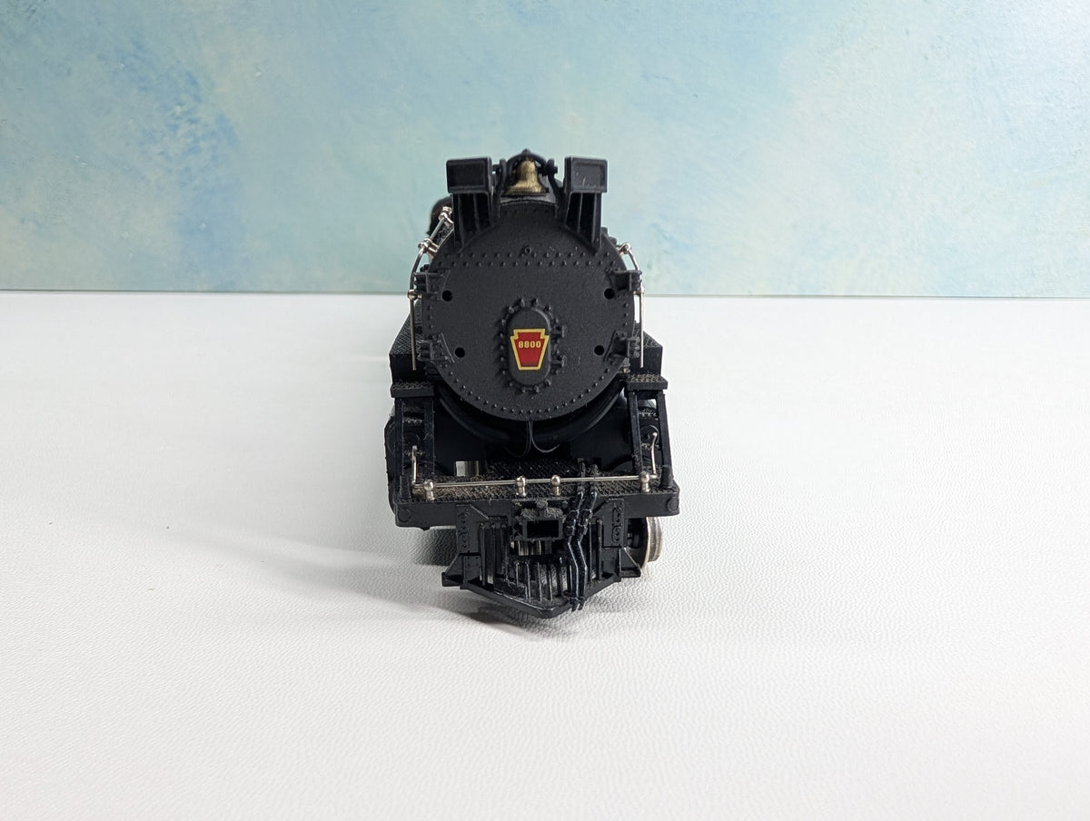 USED Mehano HO Scale 4-8-2 Steam Locomotive Pennsylvania PRR #8800 Runs Great DC