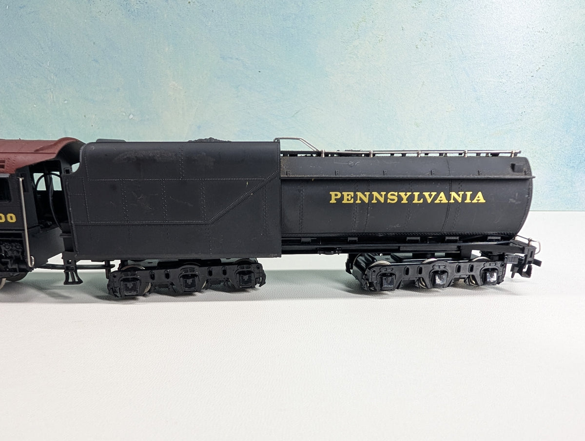 USED Mehano HO Scale 4-8-2 Steam Locomotive Pennsylvania PRR #8800 Runs Great DC