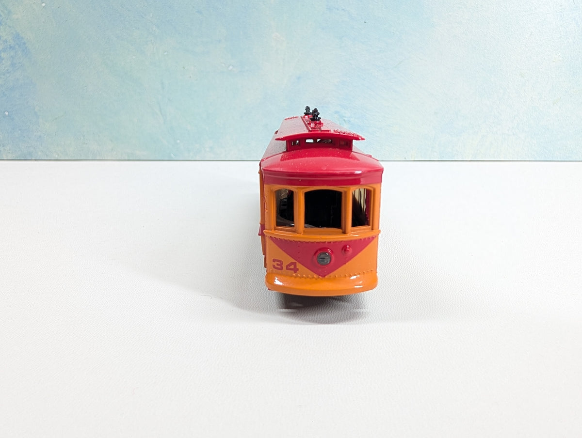 USED Bachmann HO Scale Brill Trolley w/ Lights South Shore Tested! DC