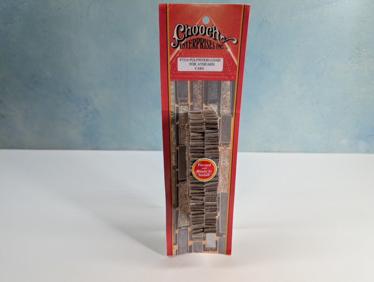 USED Chooch Enterprises Inc 7214 HO Scale Pulpwood Car Load for Athearn Cars Type B