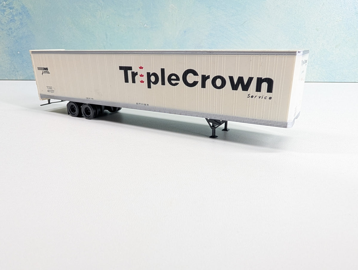 USED Bowser HO Scale 53' Roadrailer Trailer Triple Crown Service TCSZ #461237