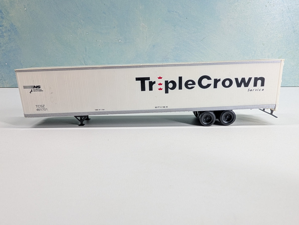 USED Bowser HO Scale 53' Roadrailer Trailer Triple Crown Service TCSZ #461701