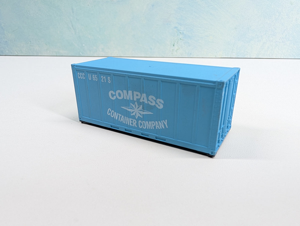 USED HO Scale 20' Container Compass Container CCCU #6521S