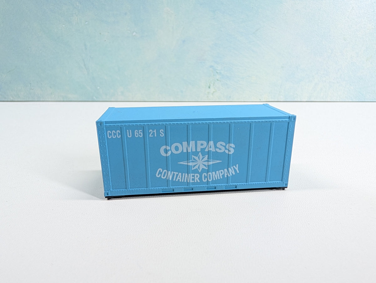 USED HO Scale 20' Container Compass Container CCCU #6521S