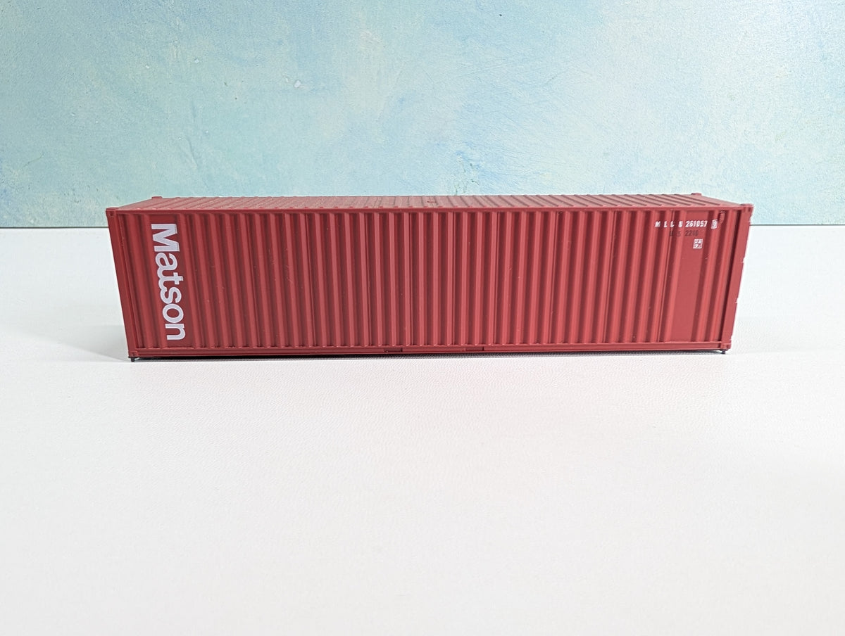 USED HO Scale 40' Container Matson MLCU #261057