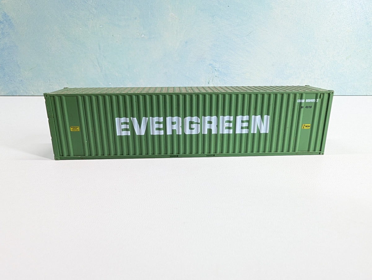 USED HO Scale 40' Container Evergreen EMCU #908405