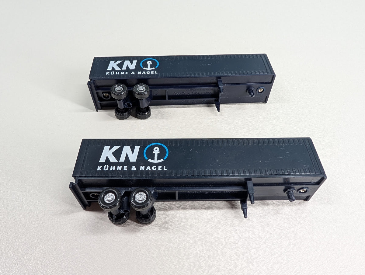 USED HO Scale 38' Trailers Kuhne & Nagel KN (2 pcs)