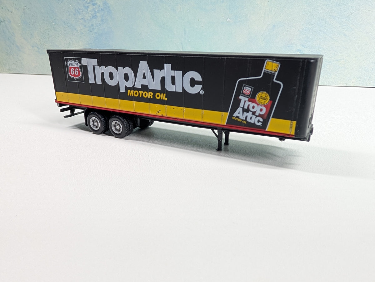 USED HO Scale 40' Trailer TropArtic Motor Oil Philips 66