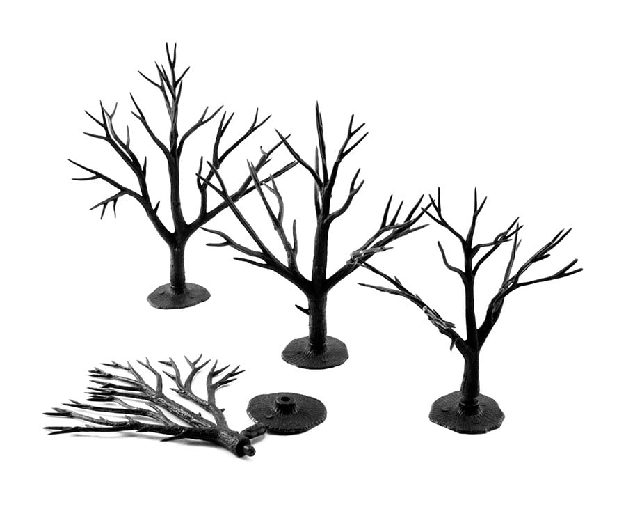 Woodland Scenics TR1122 MULTI Scale Tree Armatures 3" to 5" (Deciduous)