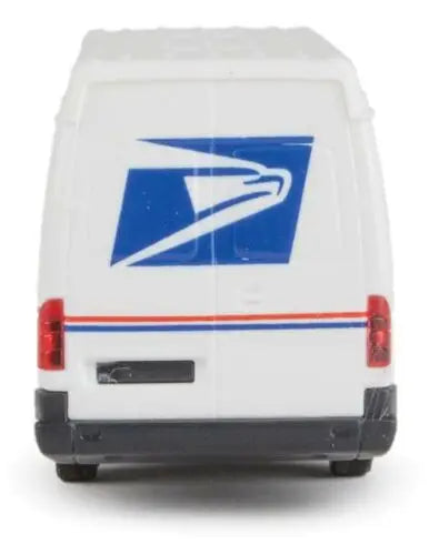 Walthers 949-12208 HO Scale Delivery Van - Assembled -- United States Postal Service (white, blue, red; "We Deliver For You" Slogan