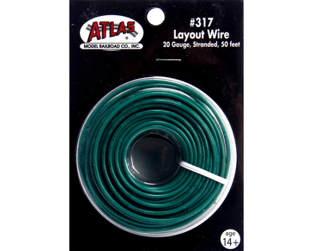 Atlas 317 MULTI Scale, Layout Wire Green 50'