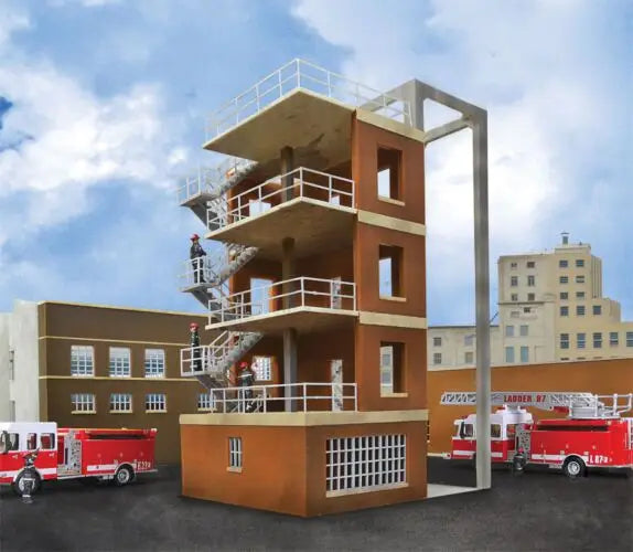 Walthers Cornerstone 933-3766 HO Scale Fire Department Drill Tower Discontinued KIT