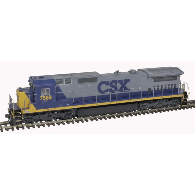 Atlas Master 10004208 HO Scale, Dash 8-40C, CSX #7586 (Gold ESU LokSound 5)