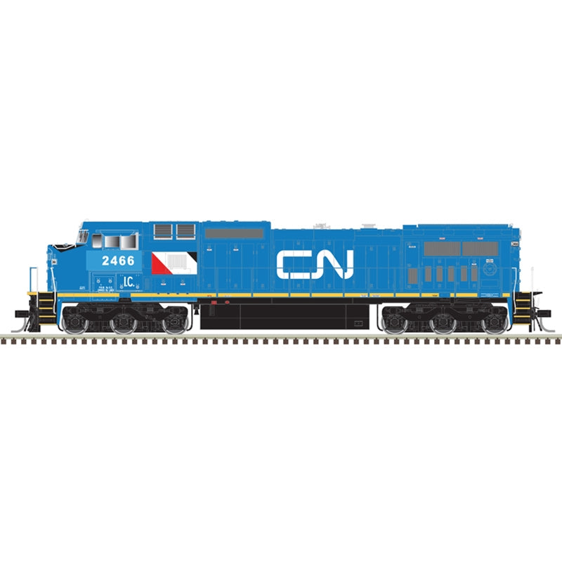 Atlas Master 10004499 HO Scale GE Dash 8-40CW Diesel Canadian National IC #2466 Gold ESU LokSound 5