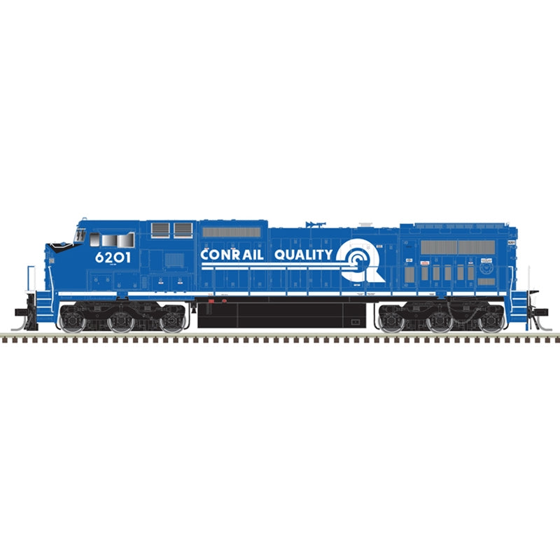 Atlas Master 10004502 HO Scale GE Dash 8-40CW Diesel Conrail Quality #6201 Gold ESU LokSound 5