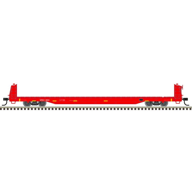 Atlas Trainman 20007965 HO Scale Short Bulkhead Flat Car Southern Parts & Equipment SPEX #600
