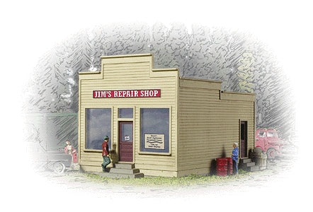 Walthers 933-3229 N Scale Jim's Repair Shop Building KIT