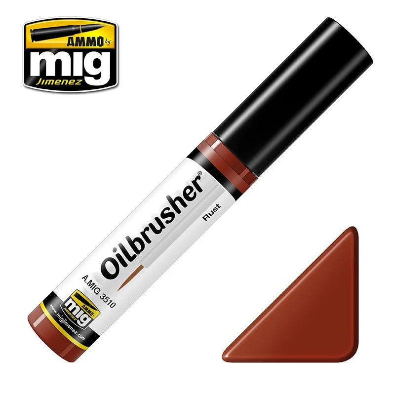 Ammo by MIG 3510 MULTI Scale Rust Oilbrusher Modeling Oil Paint (10mL e)