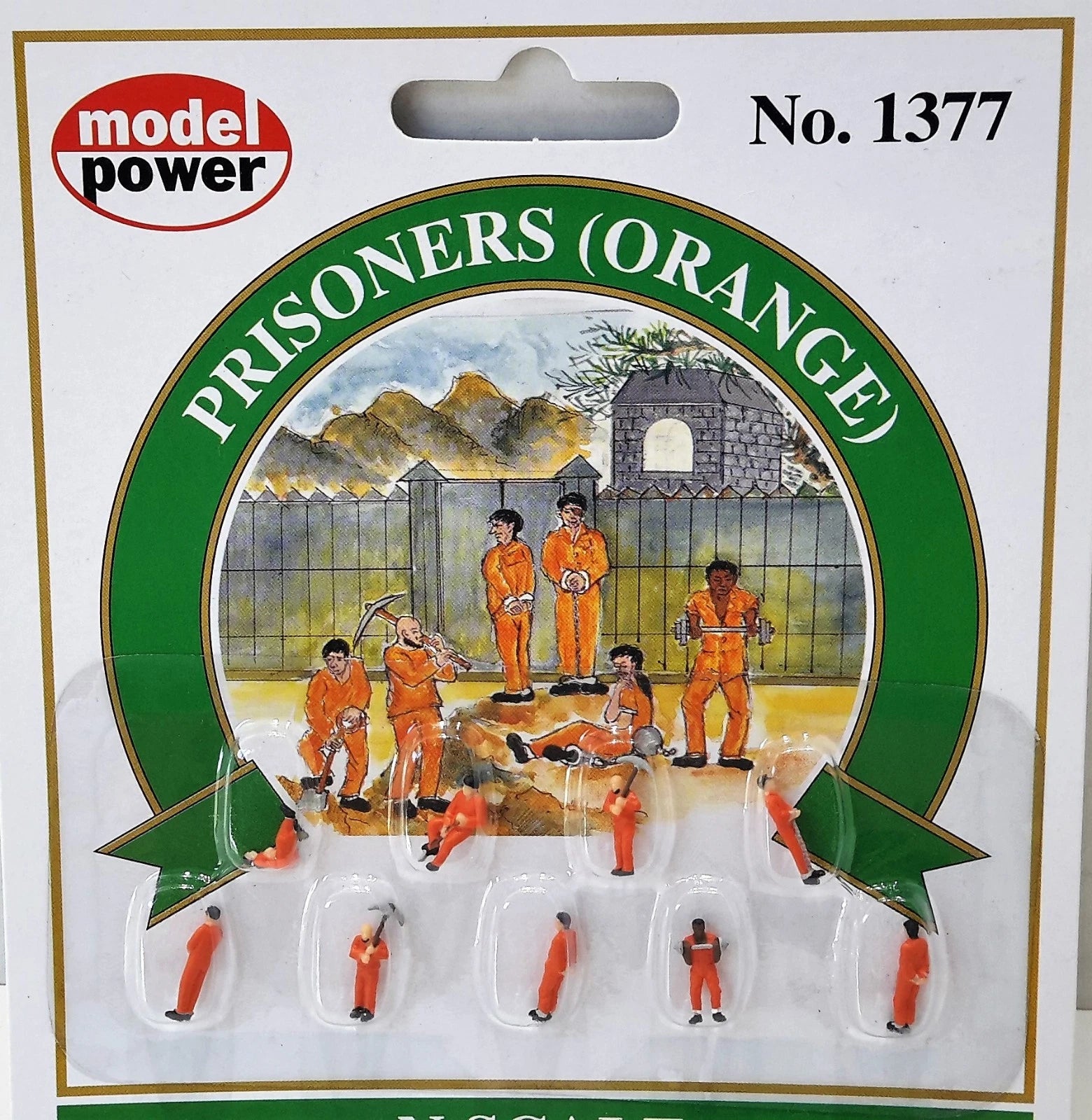 Model Power 1377 N Scale Prisoners Orange
