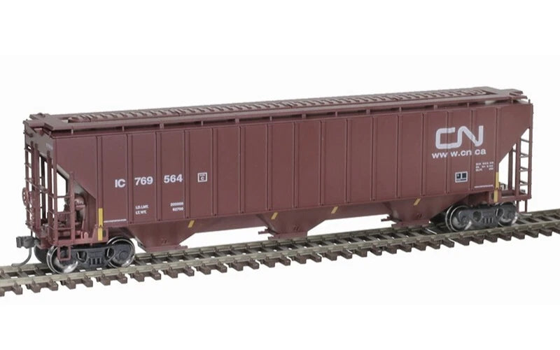 Atlas Trainman 20006653 HO Scale Thrall 4750 Covered Hopper Canadian National IC #769564 w/ Stripes