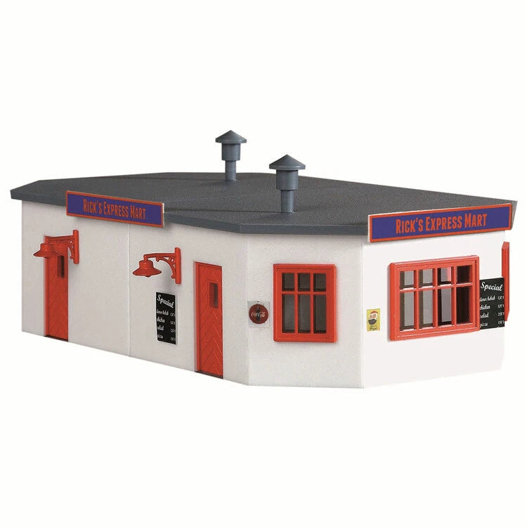 Model Power 789 HO Scale Rick's Express Mart, Quick Mart