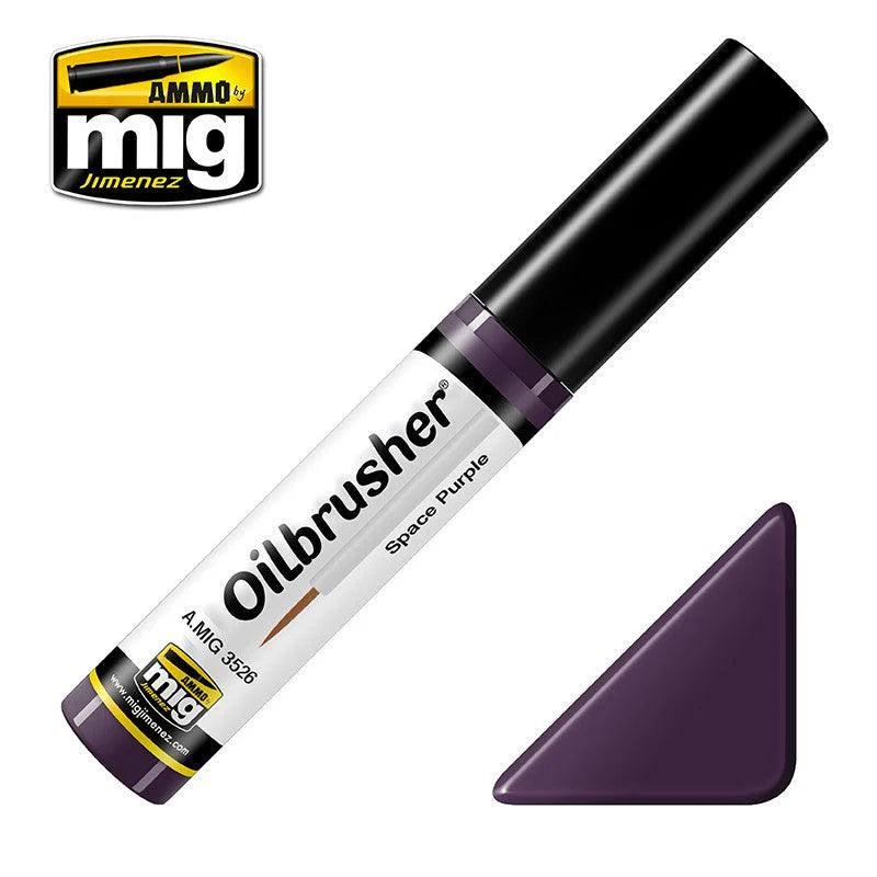 Ammo by MIG 3526 MULTI Scale Space Purple Oilbrusher Modeling Oil Paint (10mL e)