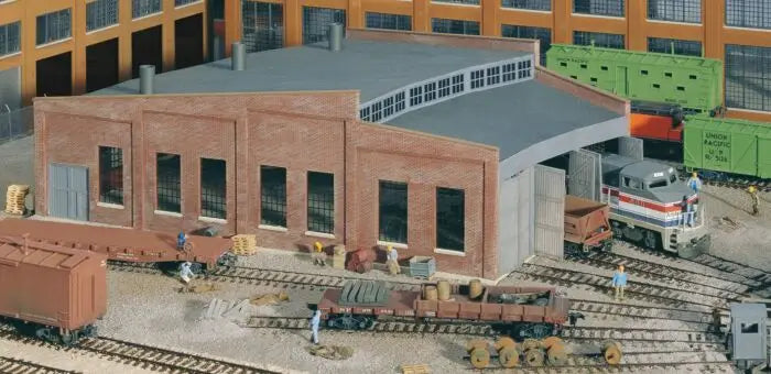 Walthers 933-3041 HO Scale 3-Stall Engine House KIT
