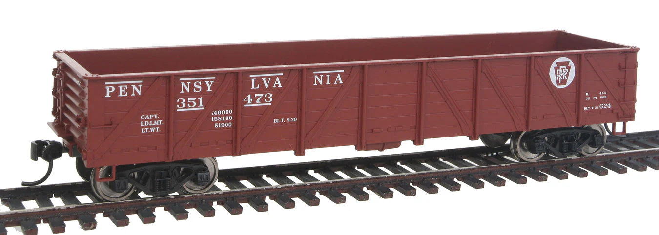 WalthersMainline 910-5671 HO Scale 40' 50-Ton Drop Bottom Gondola Pennsylvania #351473