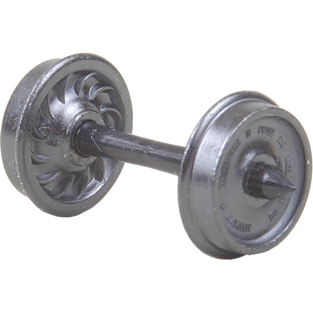 Kadee #521 HO Scale, 36" Diameter Ribbed Back Metal Code 110 Wheels, Freight and Passenger