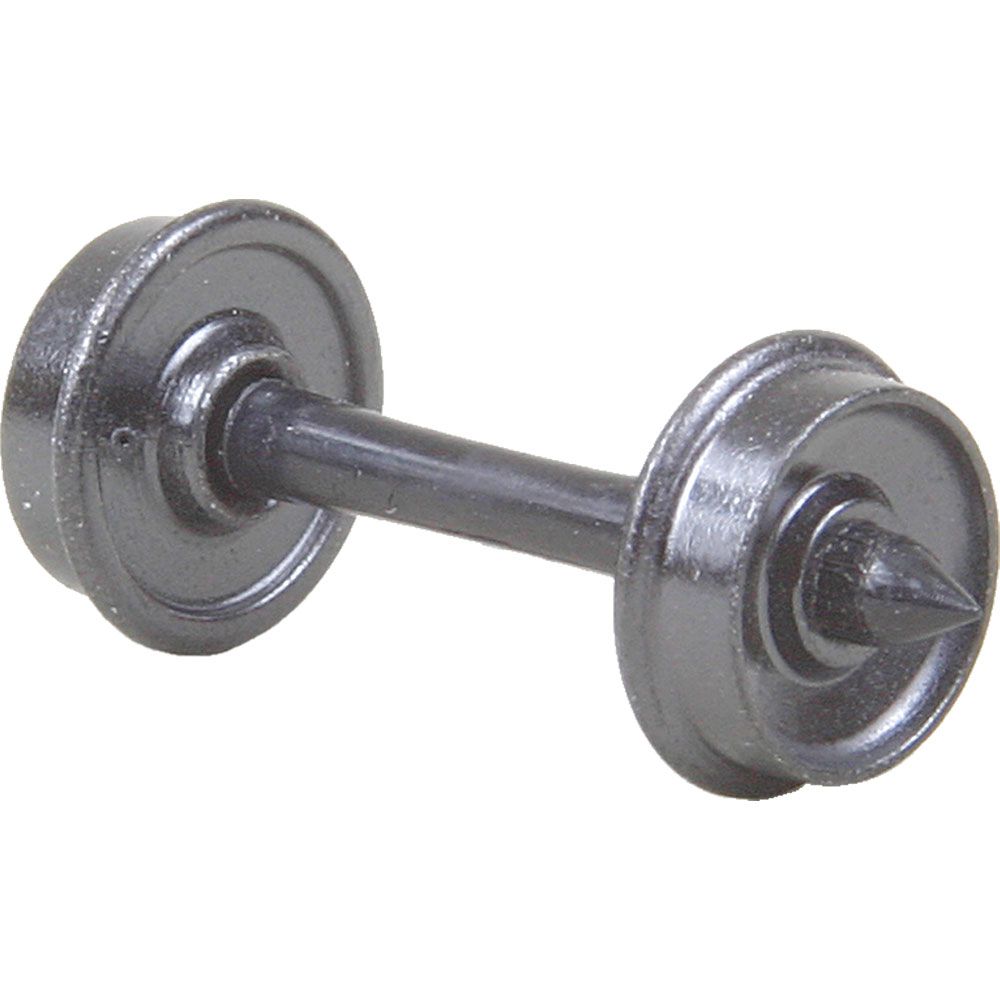 Kadee #524 HO Scale, 28" Diameter Smooth Back Metal Code 110 Wheels, Freight and Passenger