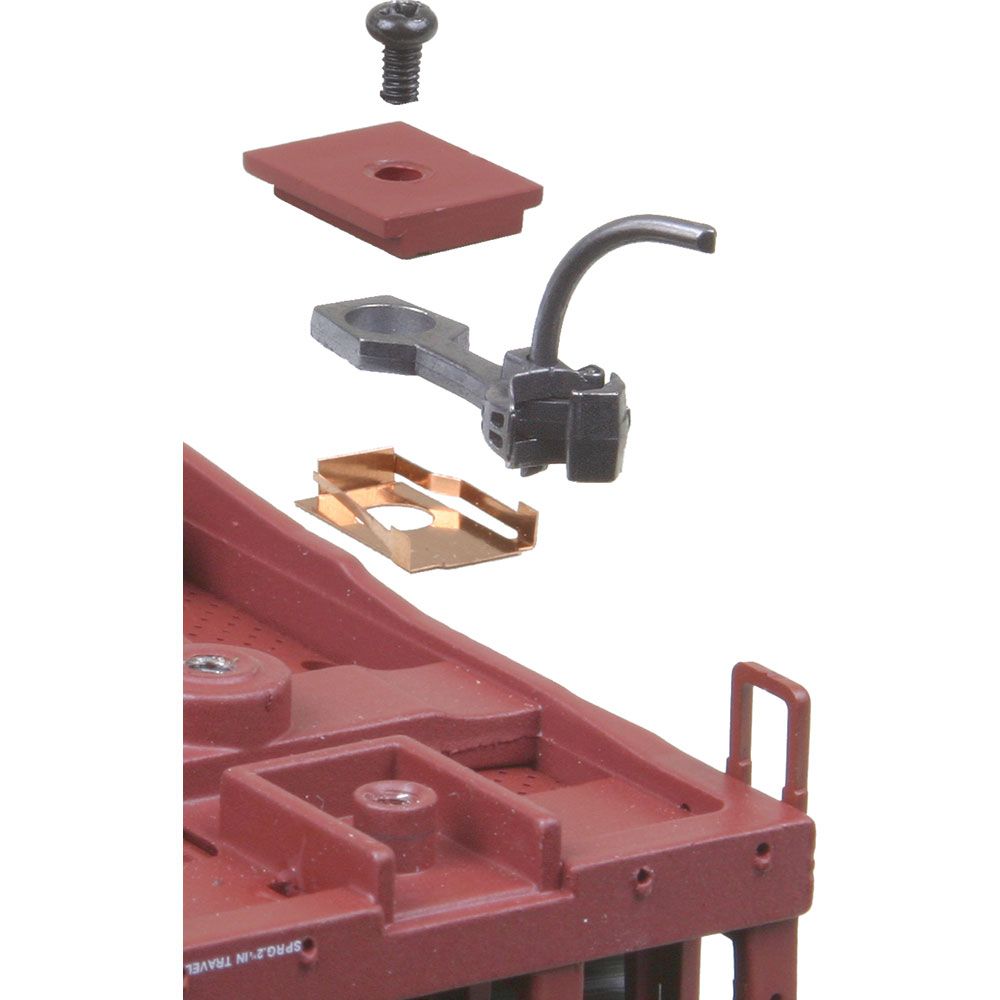 Kadee #58-25 HO Scale, Bulk Pack, 25 pair #58 Scale Metal Couplers, Medium Centerset Shank