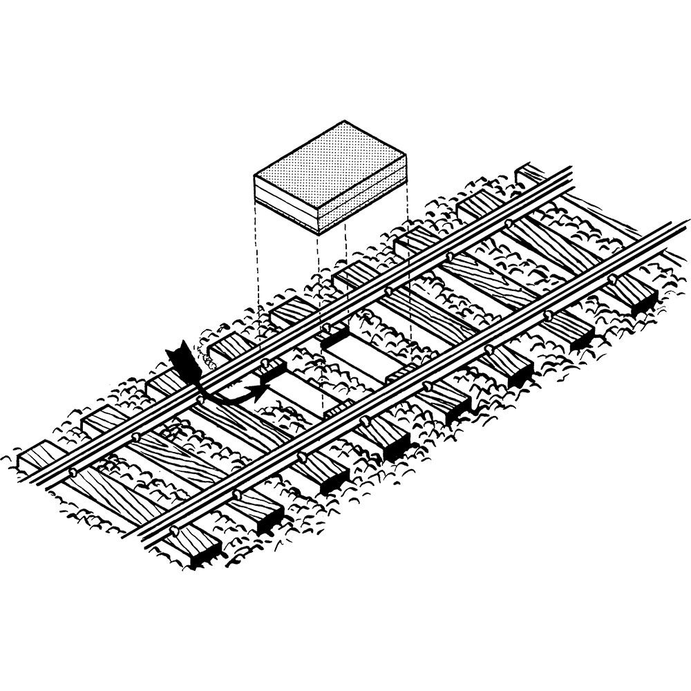 KADEE 842 G Scale, Between-the-Rails Delayed-Action Magnetic Uncoupler - (Unmounted)
