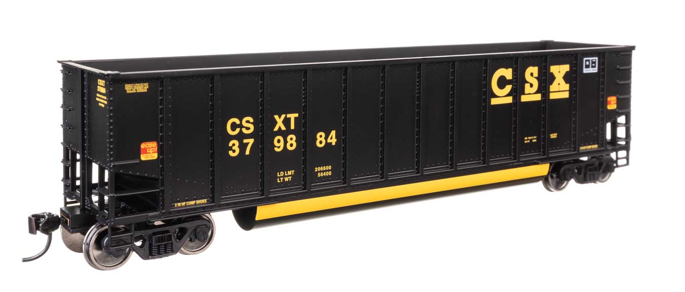 Walthers Mainline 910-57204 HO Scale 50' Bethgon Gondola CSX CSXT #379884