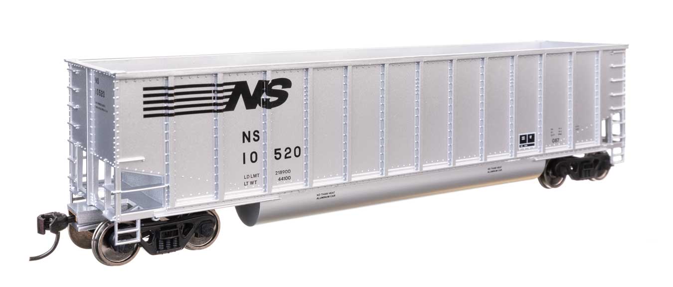 Walthers Mainline 910-57214 HO Scale 50' Bethgon Gondola Norfolk Southern NS #10520