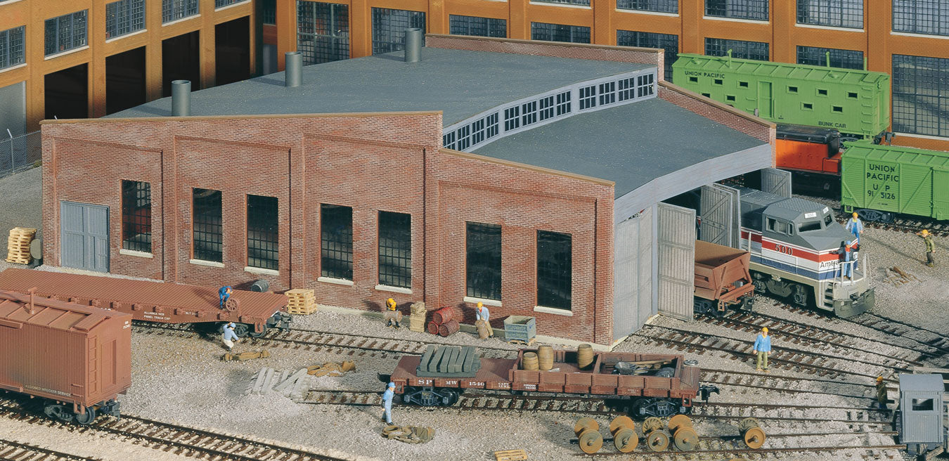 Walthers Cornerstone 933-3041 HO Scale Three Stall Roundhouse KIT
