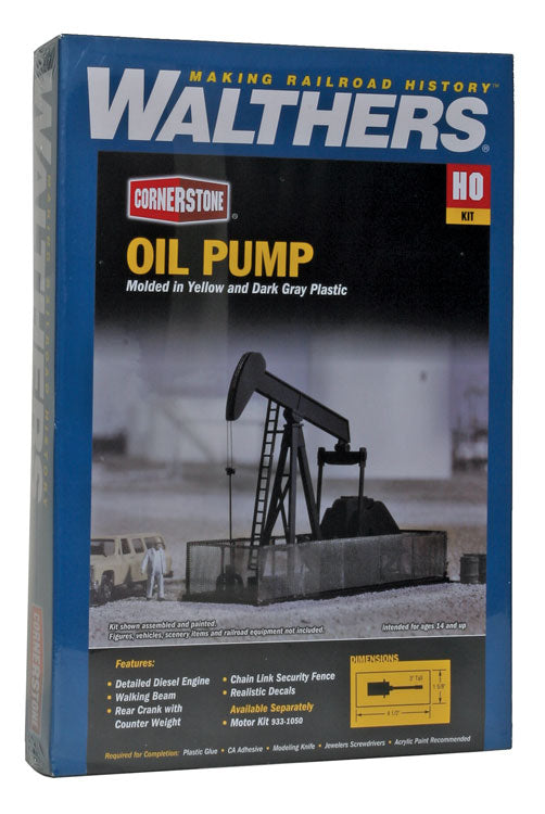 Walthers Cornerstone 933-3170 HO Scale Walking Beam-Horse Head Oil Pump KIT