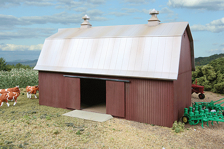 Walthers Cornerstone 933-3330 HO Scale Meadowhead Barn KIT