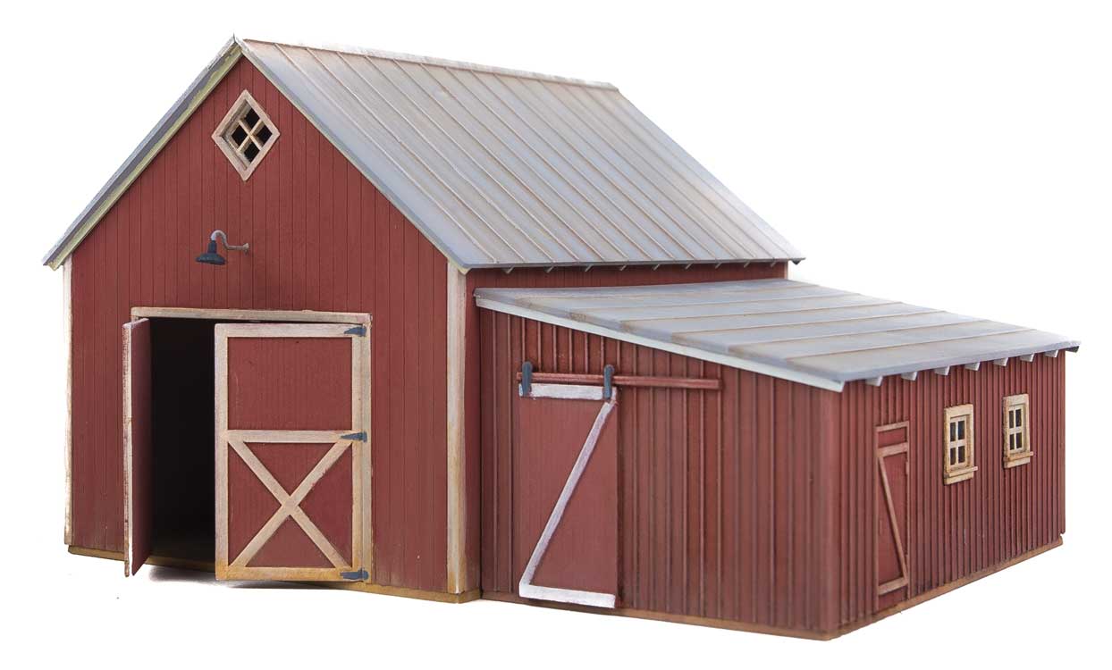 Walthers Cornerstone 933-3346 HO Scale Chicken Coop & Sheds KIT