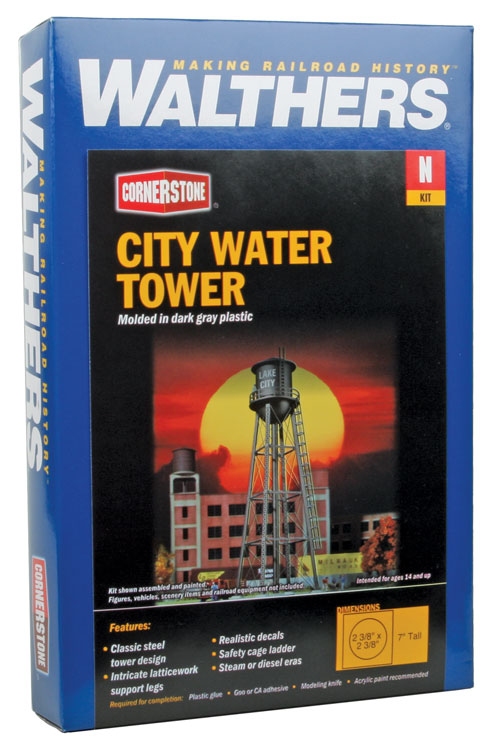 Walthers Cornerstone 933-3815 N Scale City Water Tower KIT
