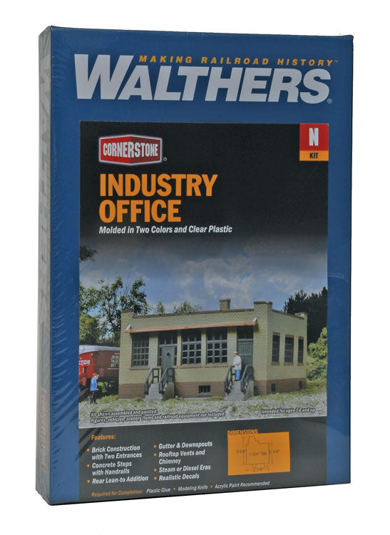 Walthers Cornerstone 933-3834 N Scale Industrial Office KIT