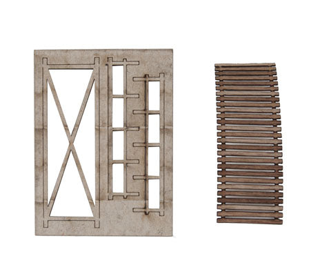 Walthers SceneMaster 949-4128 HO Scale Foot Bridge KIT