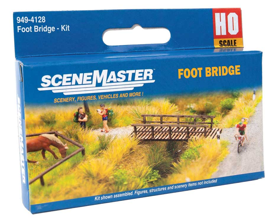 Walthers SceneMaster 949-4128 HO Scale Foot Bridge KIT