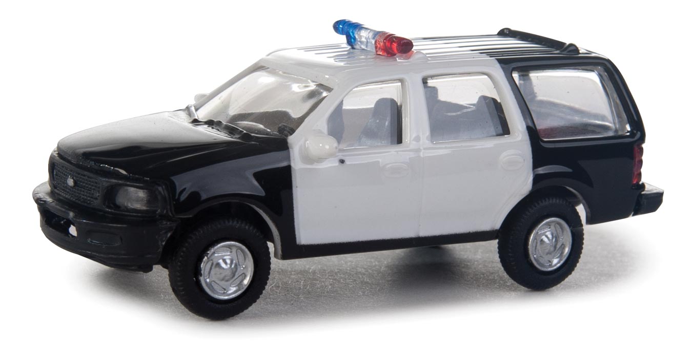 Walthers SceneMaster 949-12041 HO Scale Ford Expedition Special Service Vehicle, Police/Sheriff/Highway Patrol