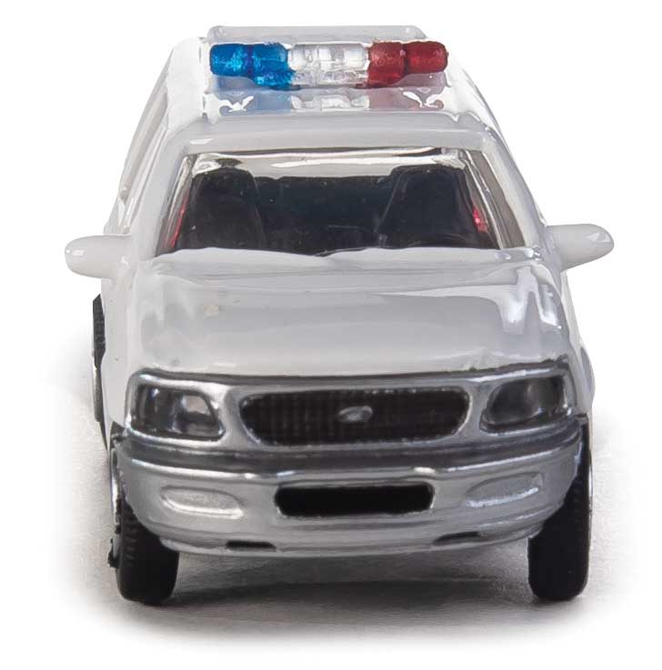 Walthers SceneMaster 949-12044 HO Scale Ford Expedition Special Service Vehicle, Police Agency White