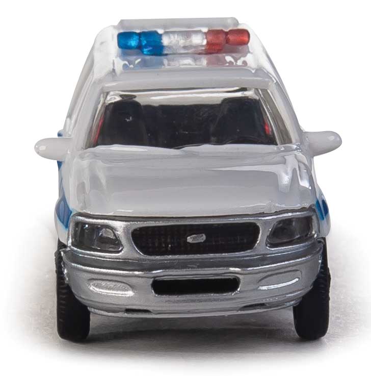 Walthers SceneMaster 949-12045 HO Scale Ford Expedition Special Service Vehicle, Police/Sheriff/Highway Patrol Blue Stripe