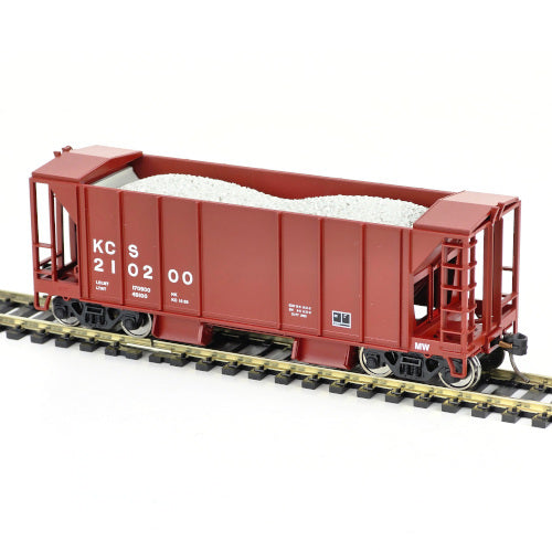 Bowser 43670 HO Scale 70 Ton Ballast Car with Side Chutes Kansas City Southern KCS #210200