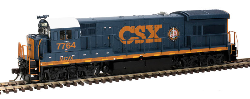 Atlas Master 10003806 HO Scale, U36B Locomotive, CSX #7764, MCVX Safety Train (LokSound 5 DCC)