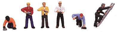 Model Power 1368 N Scale Working People Masons & Bricklayers