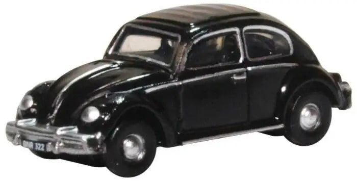 Oxford Diecast NVWB005 N Scale 1953 Volkswagen Beetle - Assembled - Black
